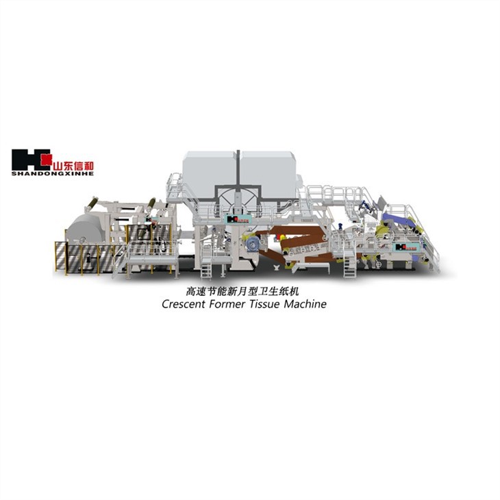 Crescent Former Tissue Machine